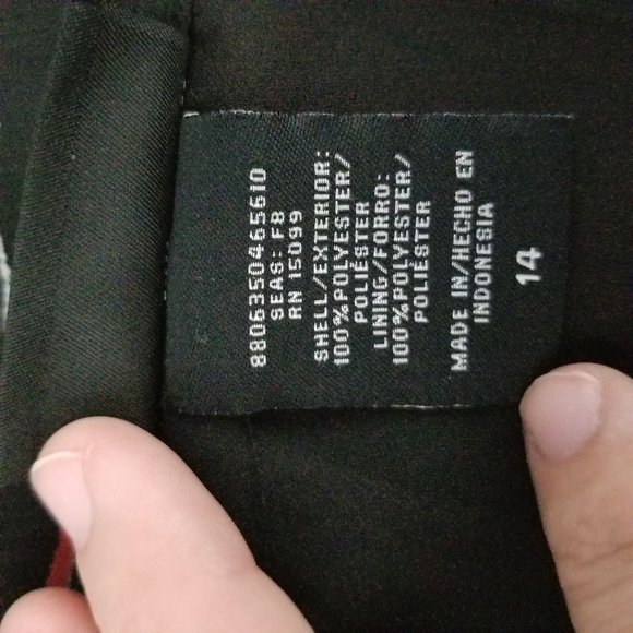 APOSTROPHE | abstract design flowy lined skirt - Picture 7 of 7